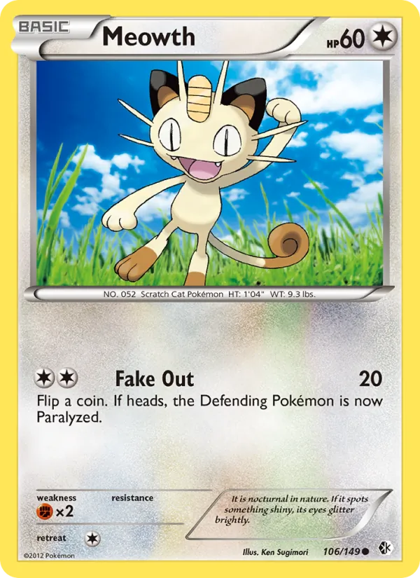 Meowth full card art
