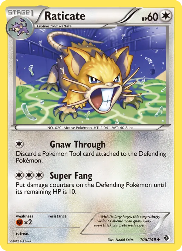 Raticate full card art