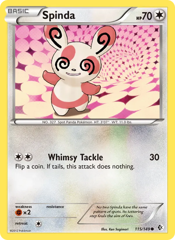 Spinda full card art