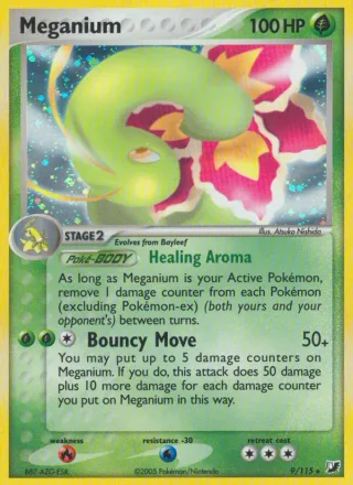 Meganium #9 · Unseen Forces Pokémon card