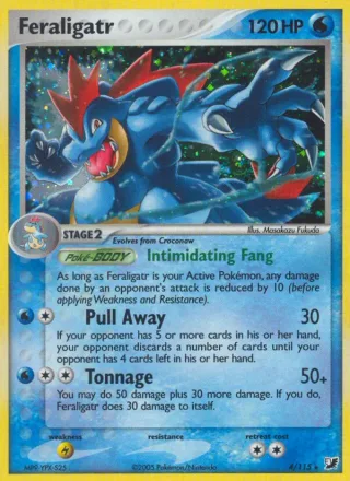 Feraligatr #4 · Unseen Forces Pokémon card