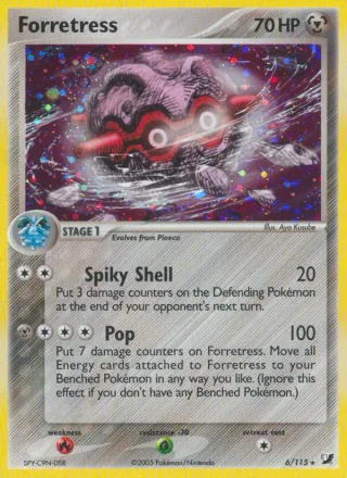 Forretress #6 · Unseen Forces Pokémon card