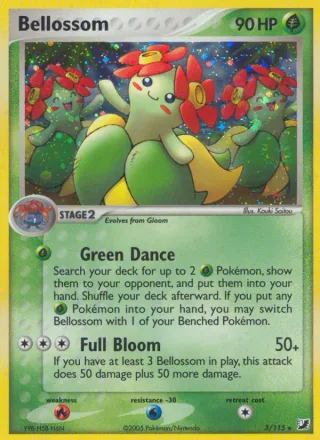 Bellossom #3 · Unseen Forces Pokémon card