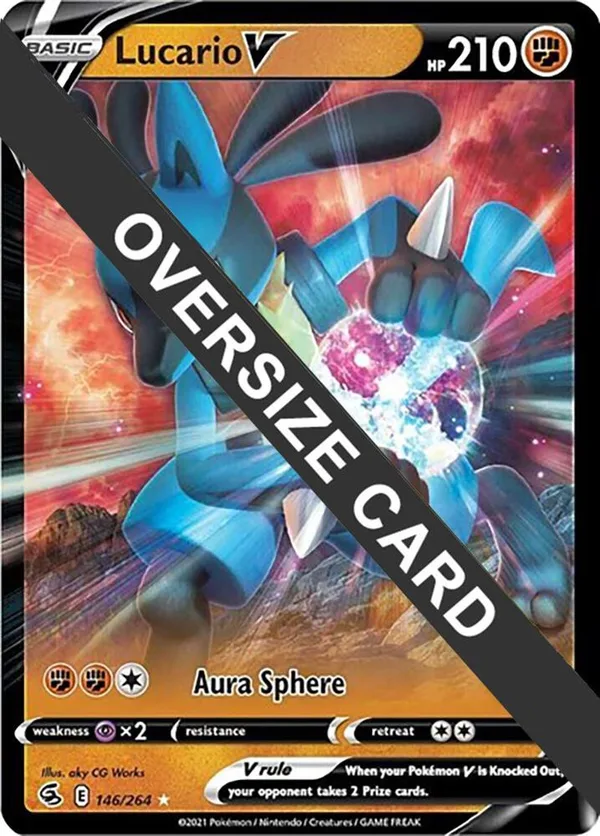 Lucario V full card art