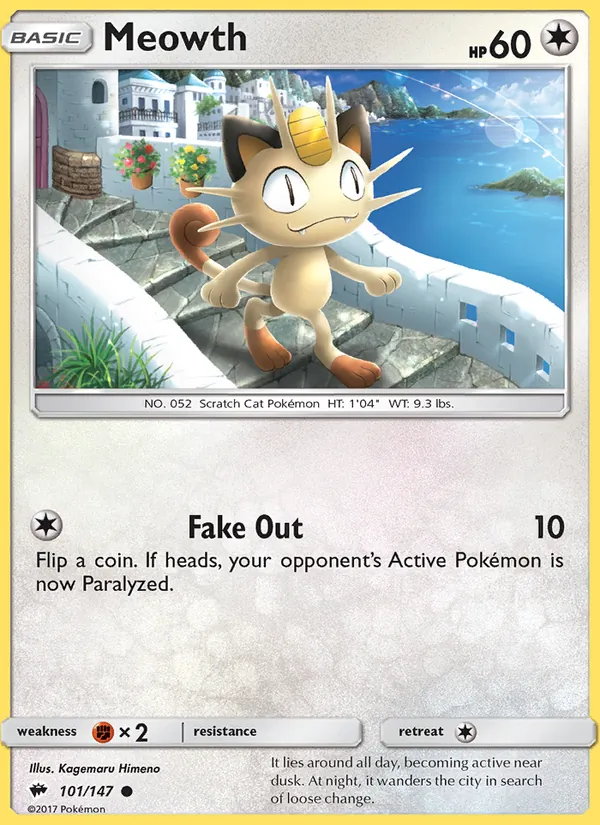 Meowth full card art