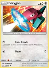 Porygon · Burning Shadows Pokémon card