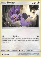 Noibat · Burning Shadows Pokémon card