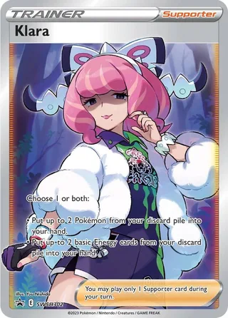 Klara #SWSH302 · SWSH Black Star Promos Pokémon card