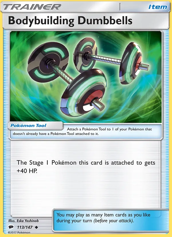 Bodybuilding Dumbbells full card art