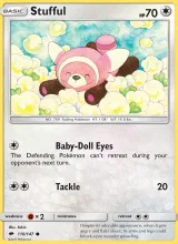 Stufful · Burning Shadows Pokémon card