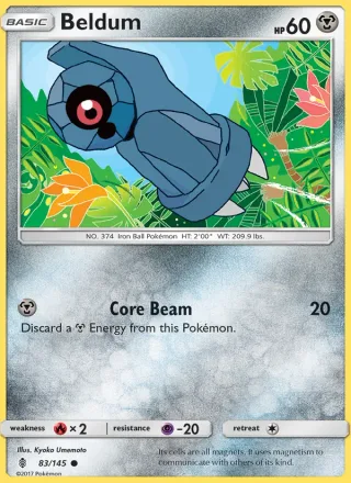 Beldum #83 · Guardians Rising Pokémon card
