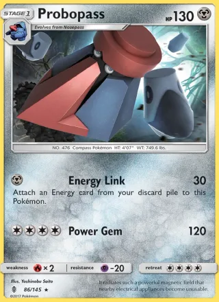 Probopass #86 · Guardians Rising Pokémon card