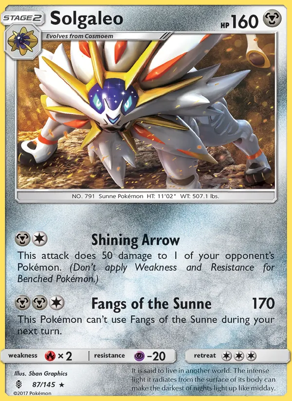 Solgaleo full card art