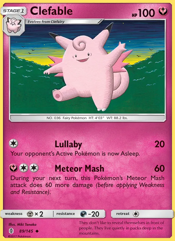Clefable full card art