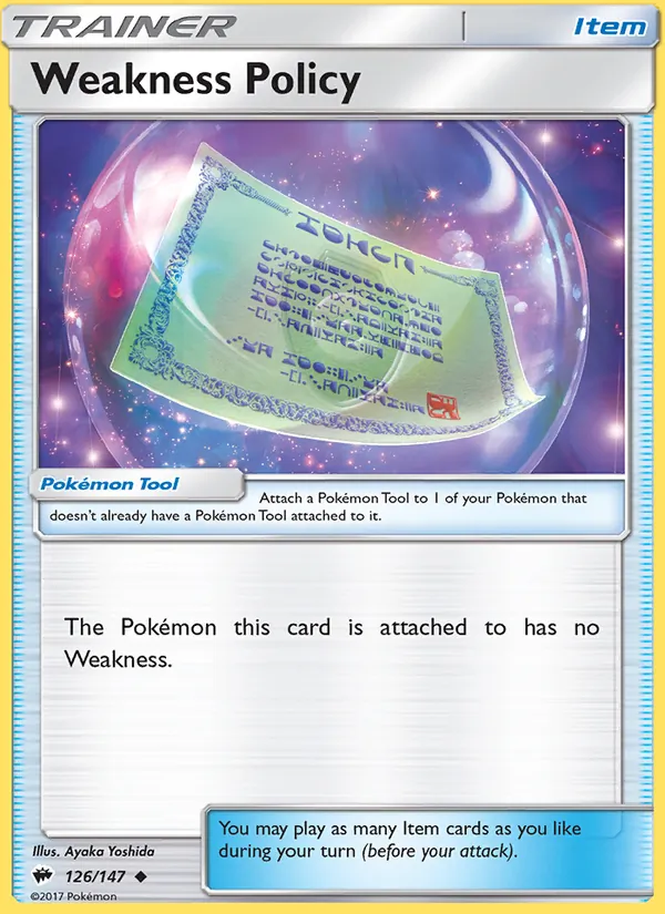 Weakness Policy full card art