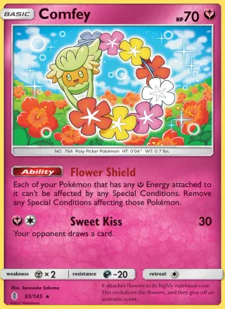 Comfey #93 · Guardians Rising Pokémon card