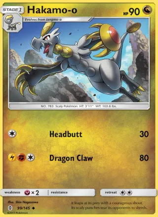 Hakamo-o #99 · Guardians Rising Pokémon card