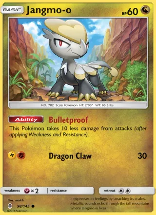 Jangmo-o #98 · Guardians Rising Pokémon card