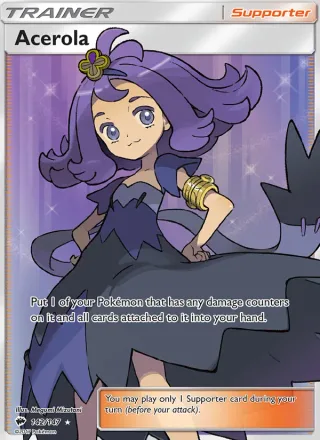 Acerola #142 · Burning Shadows Pokémon card