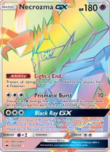 Necrozma GX · Burning Shadows Pokémon card
