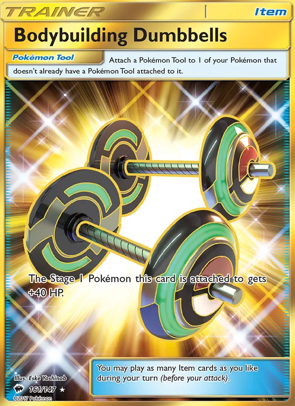Bodybuilding Dumbbells full card art