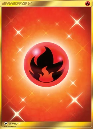 Fire Energy #167 · Burning Shadows Pokémon card