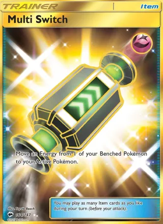 Multi Switch #164 · Burning Shadows Pokémon card