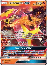 Turtonator GX · Guardians Rising Pokémon card