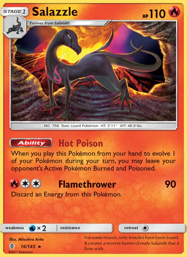 Salazzle full card art