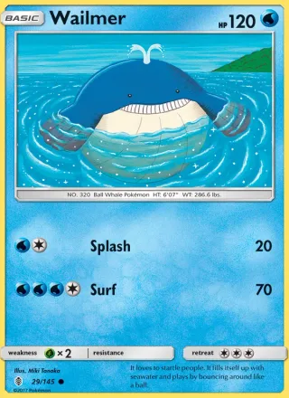 Wailmer #29 · Guardians Rising Pokémon card