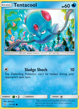 Tentacool #23 · Guardians Rising Pokémon card