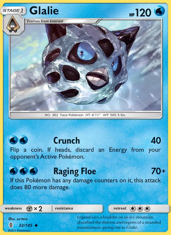 Glalie full card art
