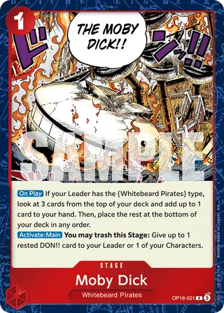 Moby Dick #OP16-021 · The Time of Battle One Piece card