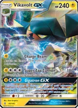 Vikavolt GX · Guardians Rising Pokémon card