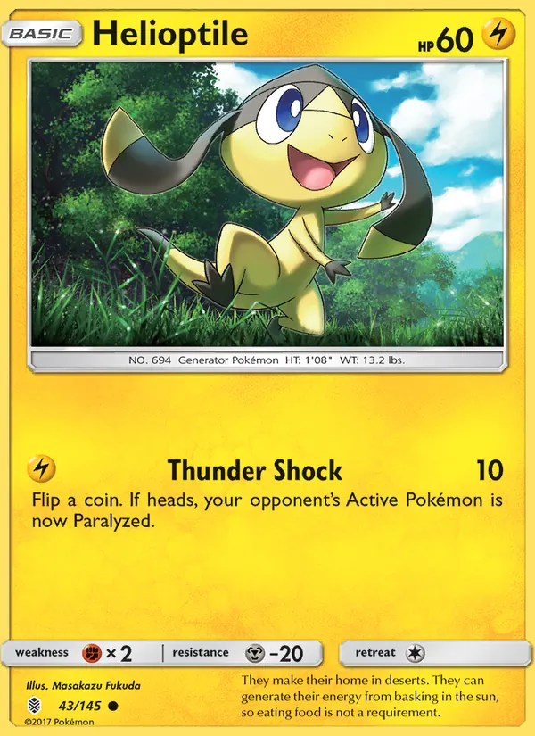 Helioptile full card art