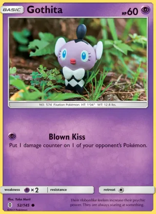 Gothita #52 · Guardians Rising Pokémon card