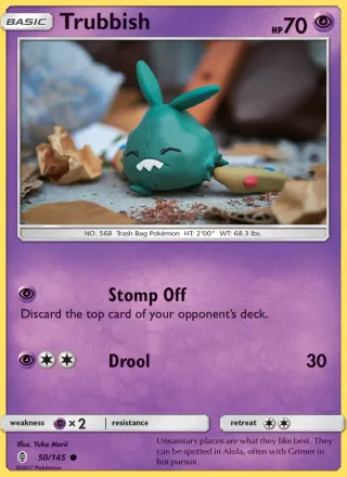 Trubbish #50 · Guardians Rising Pokémon card