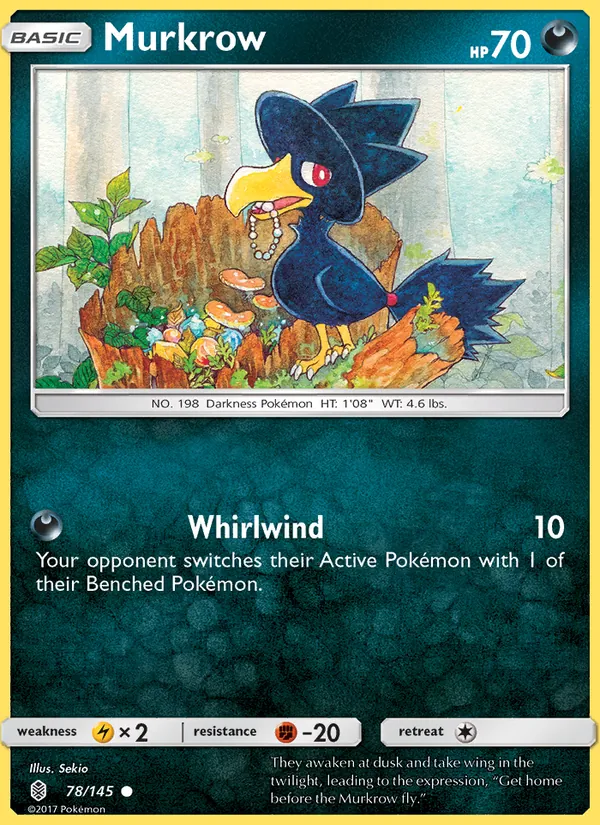 Murkrow full card art