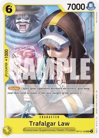 Trafalgar Law #OP12-106 · Legacy of the Master One Piece card