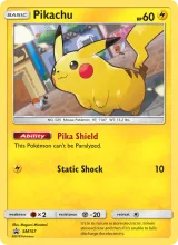 Pikachu · SM Black Star Promos Pokémon card