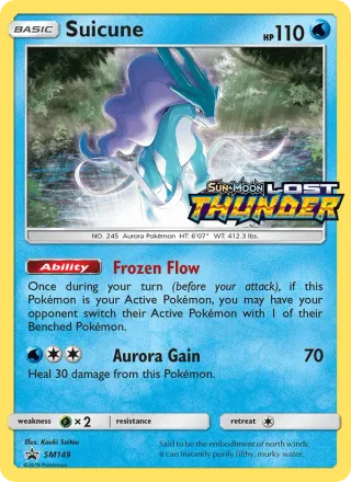 Suicune #SM149 · SM Black Star Promos Pokémon card