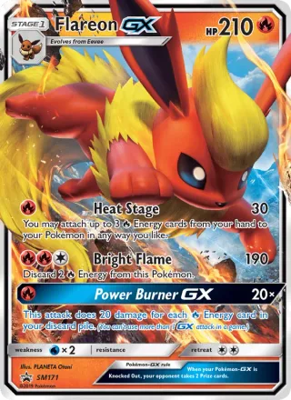 Flareon GX #SM171 · SM Black Star Promos Pokémon card