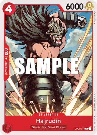 Hajrudin #OP01-018 · Romance Dawn One Piece card