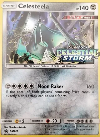 Celesteela #SM131 · SM Black Star Promos Pokémon card