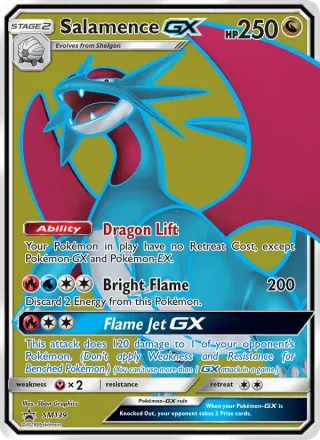 Salamence GX #SM139 · SM Black Star Promos Pokémon card