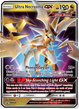 Ultra Necrozma GX #SM126 · SM Black Star Promos Pokémon card