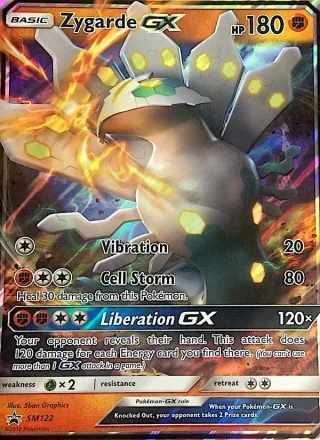 Zygarde GX #SM122 · SM Black Star Promos Pokémon card