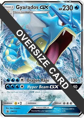 Gyarados GX - SM212 (SM Black Star Promo) #SM212 · Jumbo cards Pokémon card