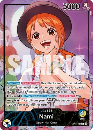 Nami (Whole Cake Island Arc) #OP11-041 · One Piece Promotion Cards One Piece card