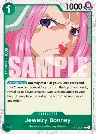 Jewelry Bonney (CS 2023 Celebration Pack) #ST02-007-cs-2023-celebration-pack · One Piece Promotion Cards One Piece card